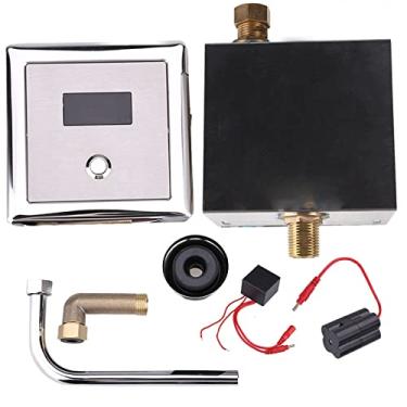 Imagem de Zerodis Válvula de Descarga do Mictório do Toalete do Sensor Automático, Torneira Fixada na Parede do Banheiro Com Válvula de Detecção de Movimento