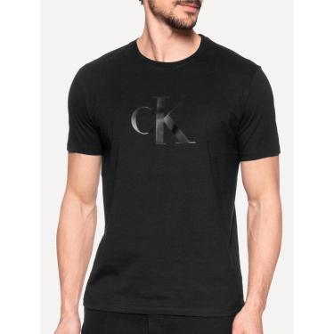 Imagem de Camiseta Calvin Klein Jeans Masculina CK Gel Preta-Masculino