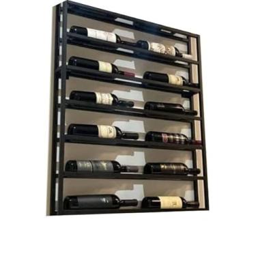 Imagem de Adega Parede Estilo Industrial Suspensa Vinho 12 Garrafas