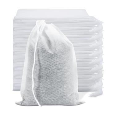 Imagem de Grasseed Sacos de filtro Cold Brew para cafeteiras Toddy & OXO, saco de fermentação fria com cordão para jarras e potes de pedreiro, 30,5 x 30,5 cm, pacote com 100