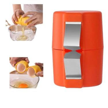 Imagem de Abridor de casca de ovo, ferramenta de biscoito para ovos, ferramenta de separação de ovo portátil, ferramenta de rachadura de ovo portátil para cozinhar, acampamento, utensílios de cozinha