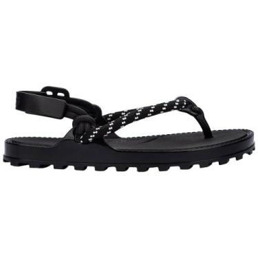 Imagem de Melissa bond sandal 36733, Preto, Branco, 35