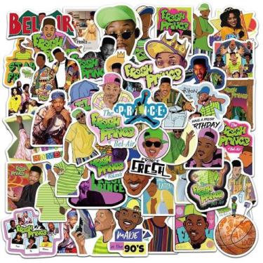Imagem de Pacote de adesivos Fresh Prince of Bel-Air Anime, 50 unidades - Yiweis