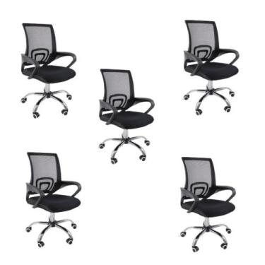 Imagem de Cadeira de Escritório Oficial Begonia Tela Mesh Ergonômica - Oficial W