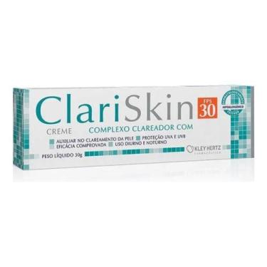 Imagem de Clariskin Creme Clareador FPS30 30g Proteção e Uniformização - Kley He