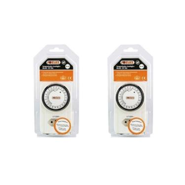 Imagem de Kit 2 Timer Temporizador Programador Analógico Bivolt Foxlux