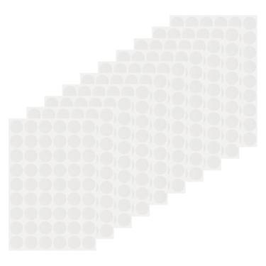 Imagem de PATIKIL 540 peças de adesivos de capa de orifício, diâmetro 21 mm/0,8" tampas de tampa de parafuso de PVC adesivos de madeira autoadesivos para decoração à prova de poeira armário de móveis mesa de