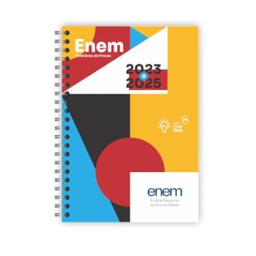 Imagem de Apostila ENEM 2025 com 3 ANOS de Provas + Gabaritos + Folhas de Redação Provas de 2023 a 2025