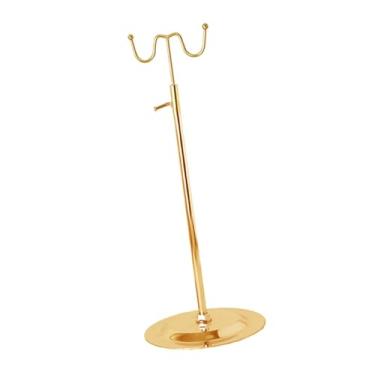 Imagem de YIJU Suporte para Bolsas com Base Estável para Balcão, Loja ou Showroom, Gancho Duplo de 150 Mm