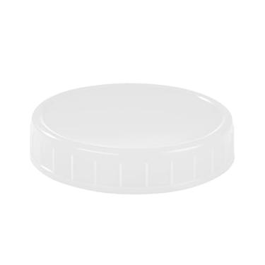 Imagem de 1 Peça Tampa Larga para Copo Mason com Anel de Vedação Tampas Armazenamento em PP Vidro Jars Enlatamento Substituição He