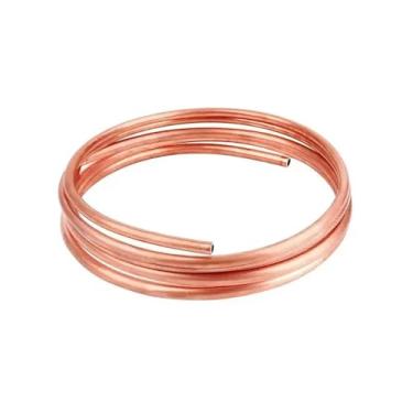 Imagem de 1M Soft Copper Tube Coil (2-12mm OD) – 99.9% Pure T2 Copper Pipe for AC Refrigeration, HVAC & DIY Crafts(4x3mm)