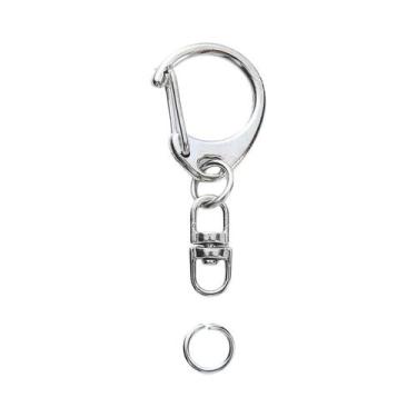 Imagem de Anéis De Chaveiro D Snap Em Lote 10 20 50 100pcs Com Conector De Anel 