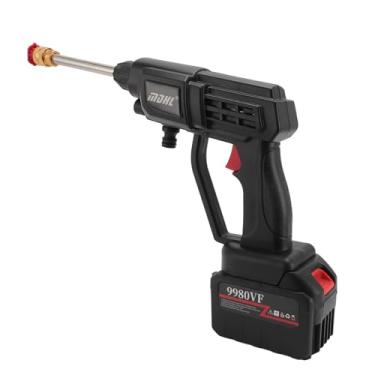Imagem de Zhjvihx Lavadora de Pressão Sem Fio de 30 Bar, Pistola de água Portátil de Alta Pressão Com Mangueira e Filtro de 5 M, Bateria de Lítio de 18.000 Mah, para Lavagem de Carros, Limpeza (plugue