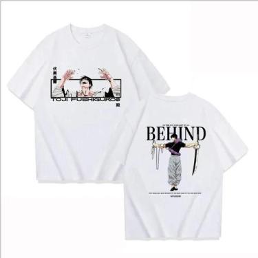 Imagem de Camiseta Unissex Casual Com Estampa De Anime Battle Toji Fushiguro, Es