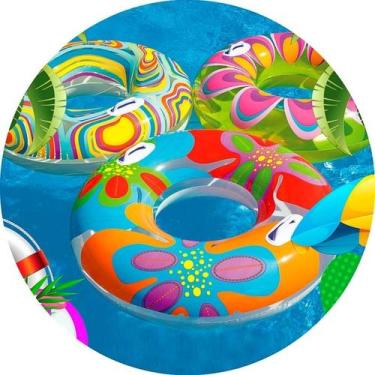 Imagem de Painel Festa Redondo C/ Elástico 1,50m Pool Party - Fadrix, Pool party