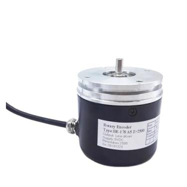 Imagem de EQBVZZRD Codificador BE-178 A5 2500 5 mm eixo fotoelétrico codificador rotativo linha driver saída sensor programável 5V DC