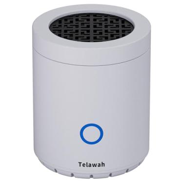 Imagem de Queimador de incenso portátil, difusor de aromaterapia para carro com carregamento USB tipo C, ignição de carvão de 7,8 x 7,8 x 9,6 cm, tempo de queima, 120 segundos, melhor presente árabe (branco)