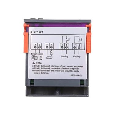 Imagem de HEEPDD Controlador de Temperatura Digital STC 1000, Mini Termostato Com Grande Display LED e Função de Alarme, para Equipamentos Industriais de Refrigeradores e Freezers (12V)