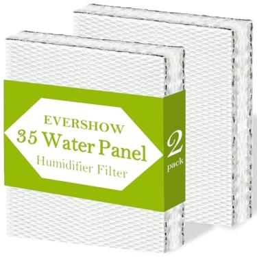 Imagem de EVERSHOW Painel de água 35 para substituição de filtro de umidificador AprilAire, almofada de umidificador para modelos AprilAire para toda a casa, umidificadores, modelos 300, 350, 360, 560, 560A