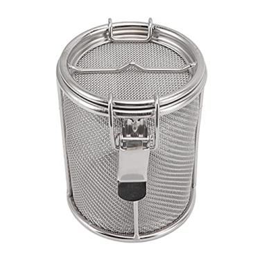 Imagem de Naroote Coador de Tempero de Bola de Infusor de chá de Aço Inoxidável para Cozinhar, Corrente Suspensa para Fácil Uso, Aço Inoxidável 304, 10x8cm, Adequado para Casa e Restaurantes