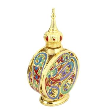 Imagem de Frascos de perfume vazios decorativos | Garrafa de vidro vazia vintage decorativa | Frascos de perfume antigo, frasco de portátil, frascos decorativos de vidro vazio vintage para óleo essencia