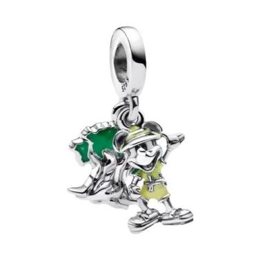 Imagem de Pulseira De Charme Em Prata Esterlina 925 Para Mulheres, Joias Mickey 