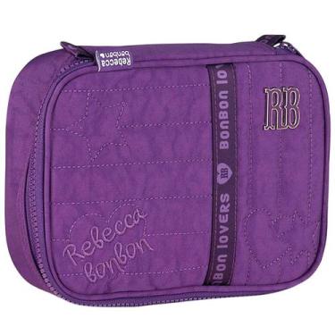 Imagem de Estojo escolar box para 36 lápis Sweet Dreams Rebecca Bonbon - roxo