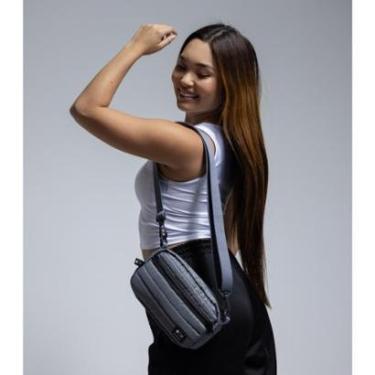 Imagem de Bolsa Feminina  Transversal Nylon Cores Maktub colors perfeita academia casual-Unissex