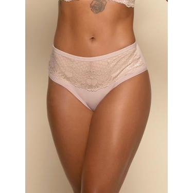 Imagem de Calcinha Alta Nayane CA 03 08 0002 Ultrafirmadora Renda e Microfibra T