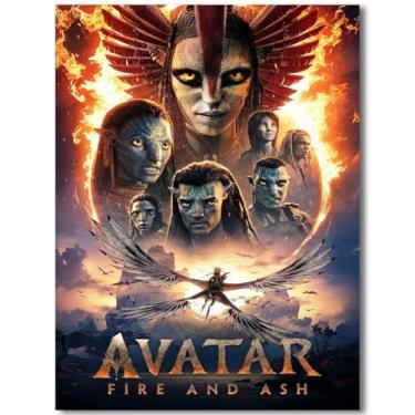 Imagem de Looksalot Pôster de Avatar 3 2025 para fãs quarto de crianças decoração de parede - filme avatar pôsteres em tela para adolescentes meninos meninas presentes