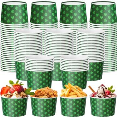 Imagem de Hsei 60 tigelas de sopa descartáveis de 473 ml, copos de sorvete, tigelas de papel, sobremesa, sudae copos de iogurte, bebida quente e fria para suprimentos de festa de fim de ano (Dia de São Patrício