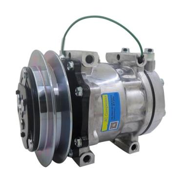 Imagem de Compressor de ar condicionado automático 7H13 24V, compatível com escavadeira KOBELCO YN20M00107F2 YT20M00022F4