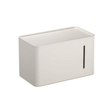 Imagem de KHUTRW3D Caixa de papel de seda moderna, moderna caixa de lenços de alumínio montada na parede para banheiro, quarto, cômoda, bancada, mesa