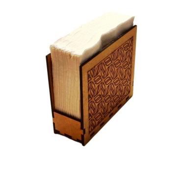 Imagem de Porta Guardanapo Em Mdf - Kit 5 Unidades