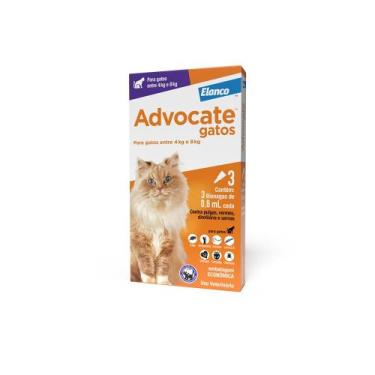 Imagem de Combo Antipulgas Advocate Gatos 4kg Até 8kg - BAYER