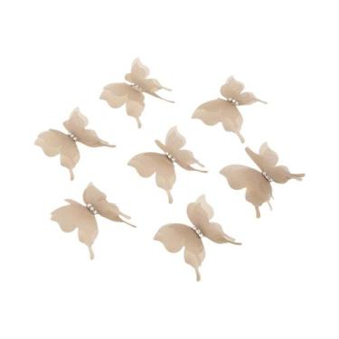 Imagem de Apliques De Borboleta Em Organza Chiffon Translucido Com Cores Em Grad