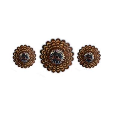 Imagem de Kit 3 Peças Mandala Decorativa Ambiente Sala Quarto