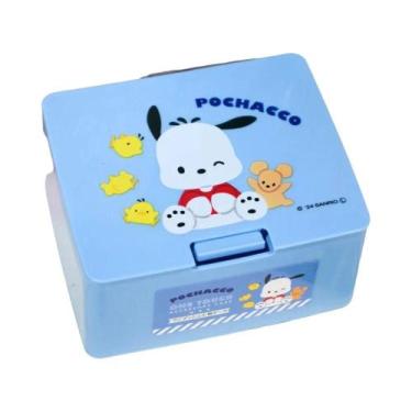 Imagem de Caixa De Armazenamento De Cotonetes Hello Kitty Kuromi Para Meninas, C