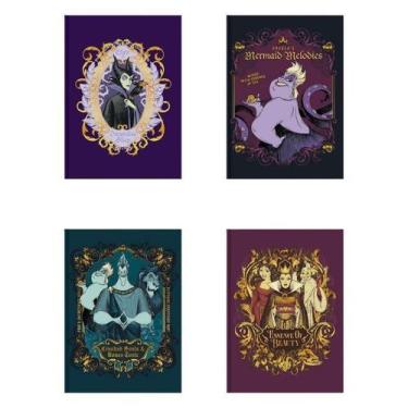 Imagem de Caderno Capa Dura 160 Folhas Estampadas Vilões Da Disney - Animativa