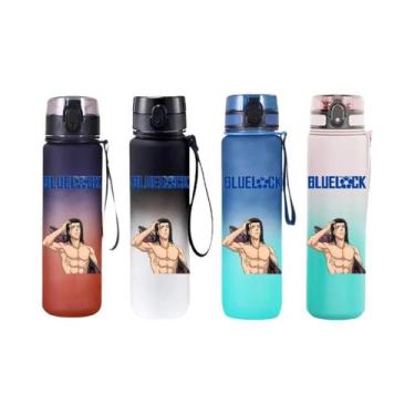 Imagem de Copo De Água Blue Lock Anime 650ML, Garrafa Esportiva Com Tampa Flip-t