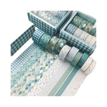 Imagem de Conjunto De Fitas Washi Kawaii Retro 10 PCS, Materiais Escolares, Pape