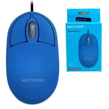Imagem de Mouse Multilaser MO305 - 1200 DPI - Design Ergonômico - Sensor Bluetra