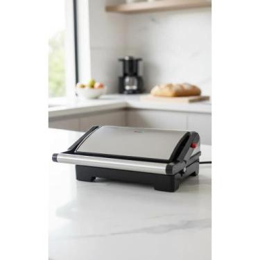 Imagem de 2x Sanduicheira e Grill Inox 1000W 220V 2 em 1 - Congratulations Store