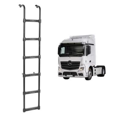 Imagem de Escada Traseira pMercedes-Benz New Actros 6 Degraus Preto - Fabbof