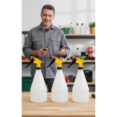 Imagem de 2x Kit 3 Borrifadores 1L para Jardim e Limpeza - Jato Regulá - Congrat