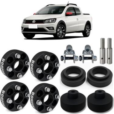 Imagem de Kit Lift 2 polegadas Espaçador 38mm Saveiro G5 Em diante - Borfix