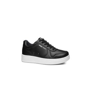 Imagem de Tênis Casual Pegada Masculino Juvenil Infantil Microfibra Preto-Masculino