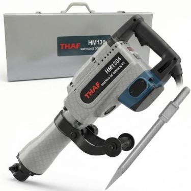 Imagem de Martelo Rompedor Impacto 15kg 1500w 27,5j 220v Cinza 220v Sextavado 30