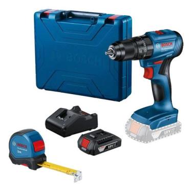 Imagem de Parafusadeira Furadeira Impacto 18v Gsb185-li Trena 5m Bosch