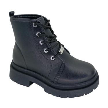 Imagem de Bota Coturno Molekinha 2182100 - Juvenil, Preto, 30